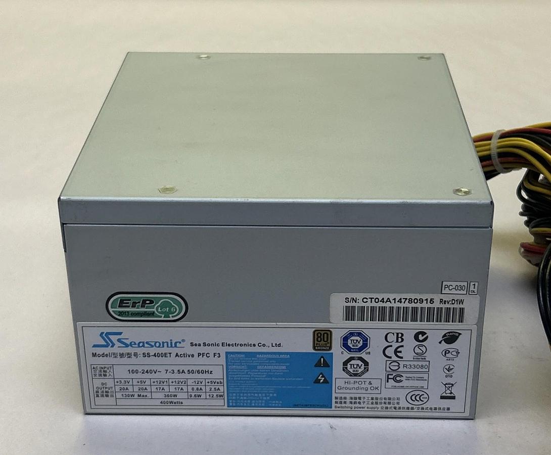 Used SEASONIC,SS-400ET,POWER SUPPLY