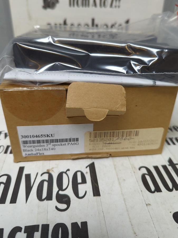 AMBAFLEX,30010465SKU,WEARGUIDES 3RD  SPROCKET PA6G BLACK 24X18X140 BOX OF 4