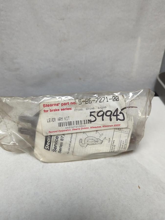 STEARNS,5-66-7271-00,LEVER ARM KIT FOR BRAKE SERIES 87000-87100-87200 NEW