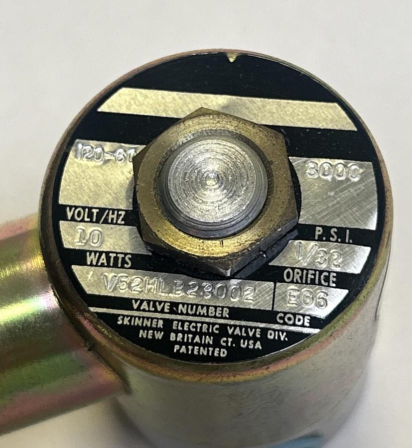 SKINNER,V52HLB23002,SOLENOID VALVE NOS