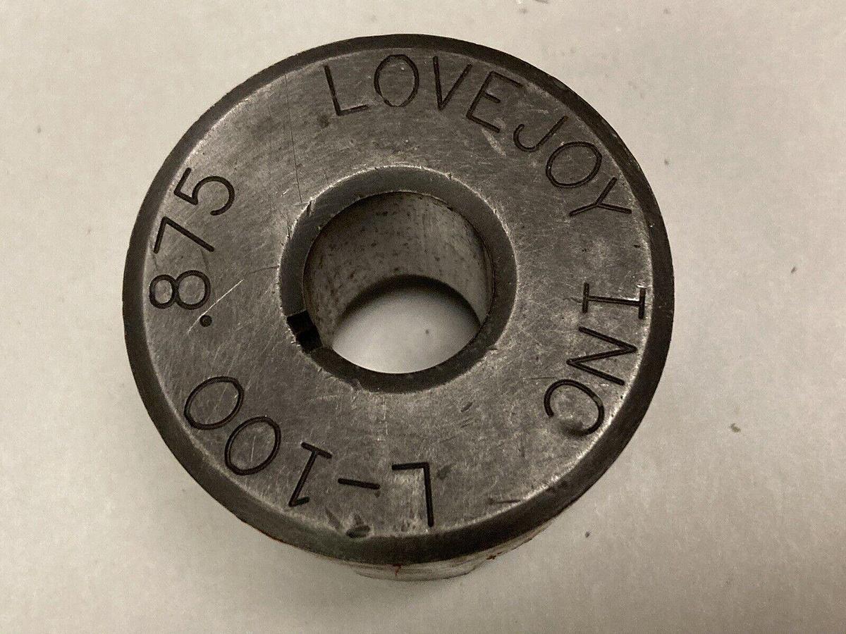 Used LoveJoy,L100 0.875,Jaw Coupling Hub