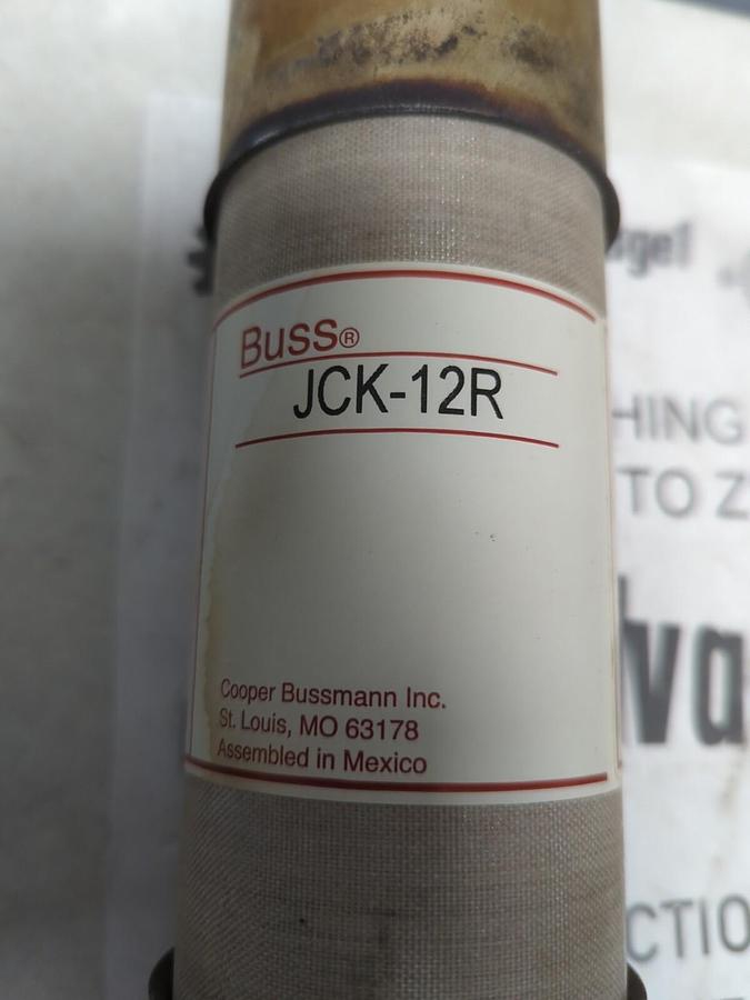COOPER BUSSMANN,JCK-12R,FUSE 230 AMP 2.54 KVAC MISSING BOX NOS