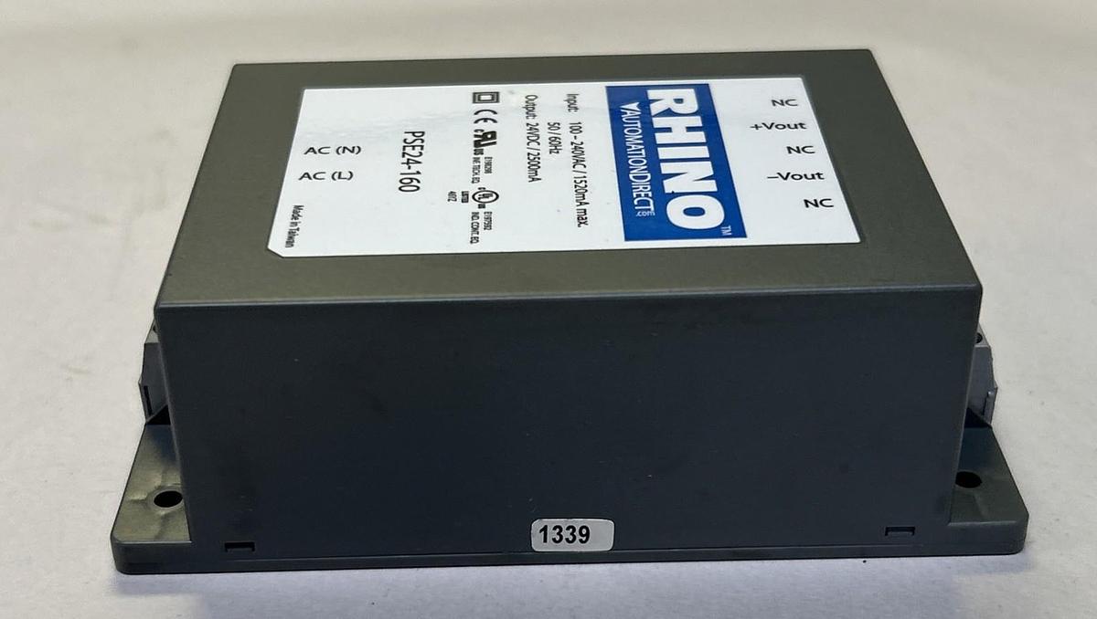 Used RHINO,PSE24-160,POWER SUPPLY
