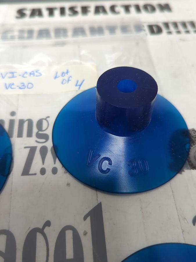 VI-CAS,VC-30,VACUUM CUPS 3.06 LOT OF 4 NOS