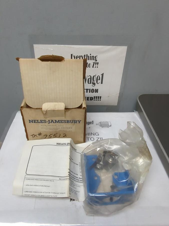 NELES-JAMESBURY,LK501,FAM.AB DR3349 ACTUATOR MOUNT LINKAGE KIT NOS