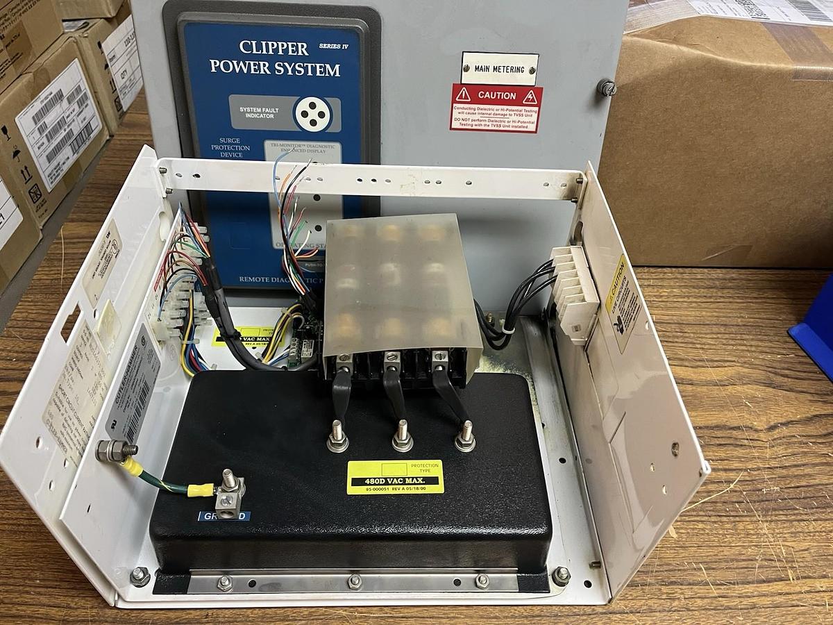 Used Cutler Hammer,CPSHXCH480DEDRC2,CLIPPER POWER IV SURGE SUPPRESSOR MCC BUCKET