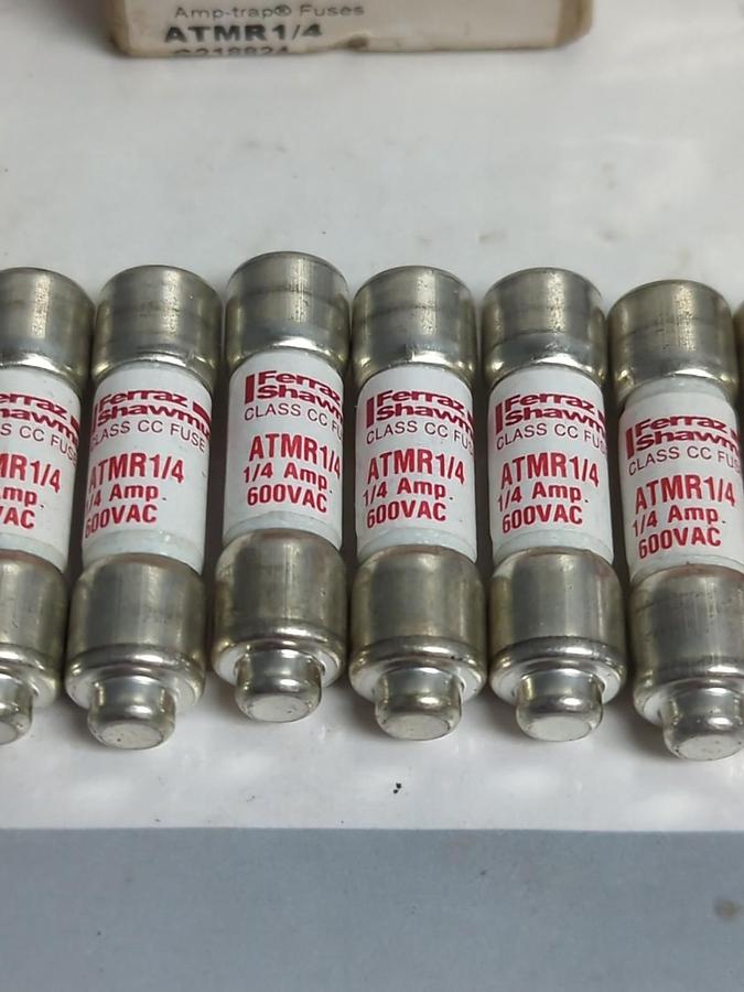 MERSEN,ATMR-1/4,AMP-TRAP 1/4 AMP FUSES BOX OF 10 NOS