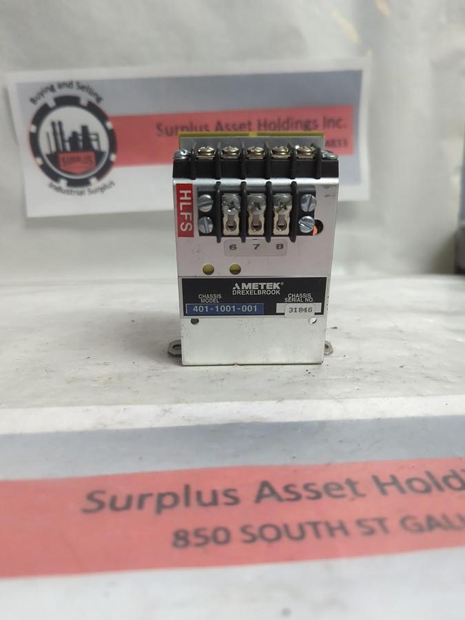 Used AMETEK,401-1001-001,CONTROL MODULE PRE-OWNED