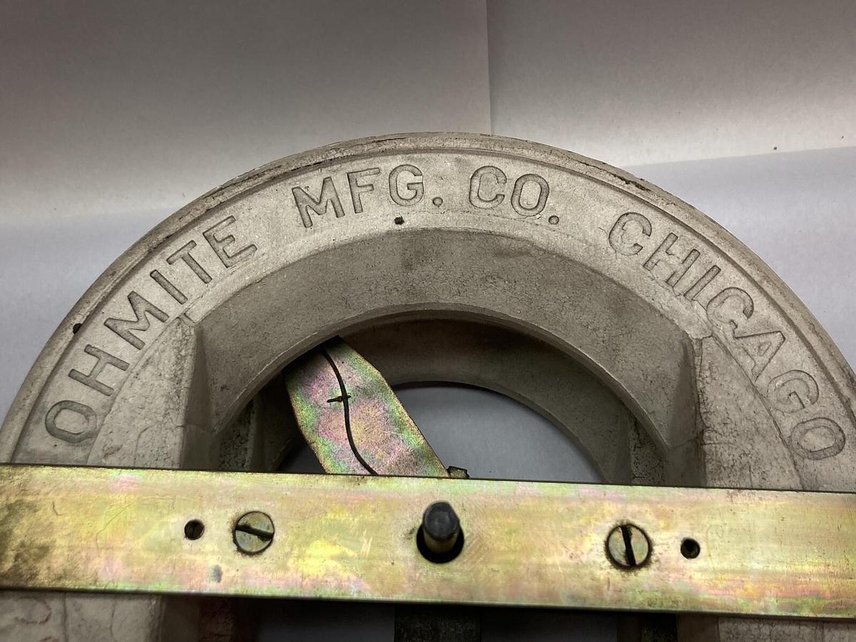 Used Ohmite,U-500-F10-T2,Rheostat