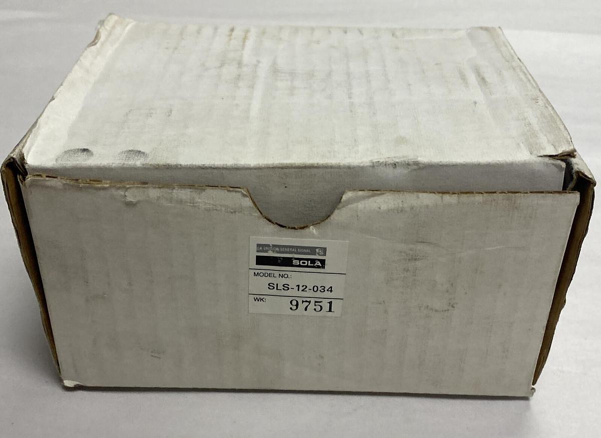 SOLA,SLS-12-034,POWER SUPPLY NOS
