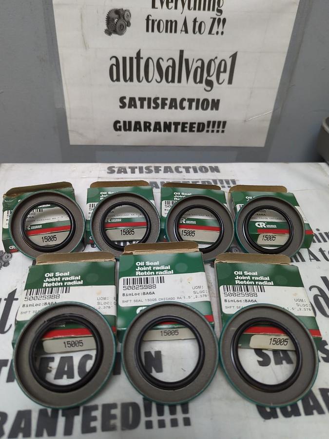 CHICAGO RAWHIDE,15005,1.5 IN X 2.378 IN OIL SEALS LOT OF 7 NOS
