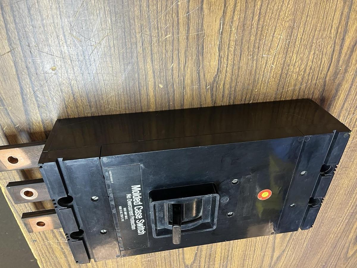 Used WESTINGHOUSE,800 amp,Molded Case Switch 600V 3 POLE