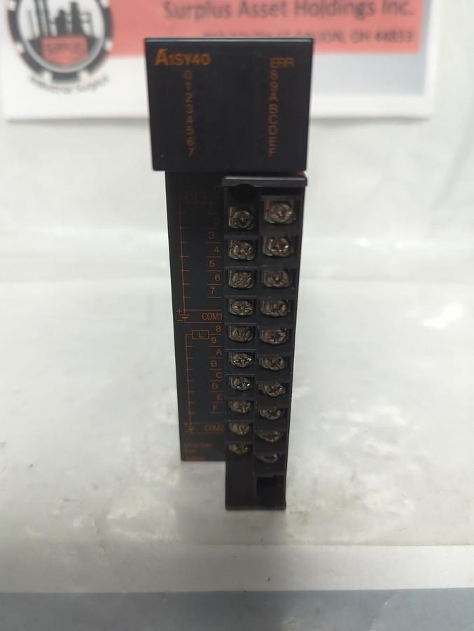 Used MITSUBISHI,A1SY40,OUTPUT UNIT MODULE PRE-OWNED