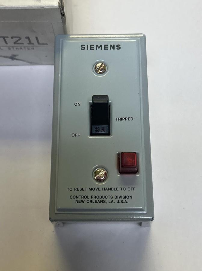 SIEMENS,MSF11T21L,FRACTIONAL HP MANUAL STARTER NOS