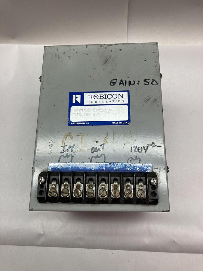 Used Robicon Corporation,300 252,Optical Isolator