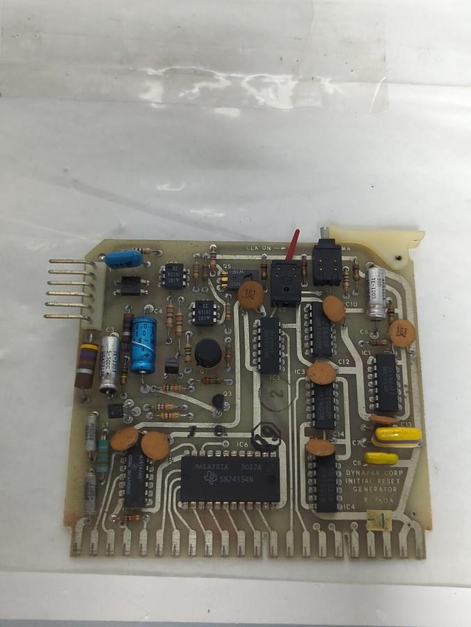 Used DYNAPAR,R-760A,INITIAL RESET GENERATOR BOARD PRE-OWNED