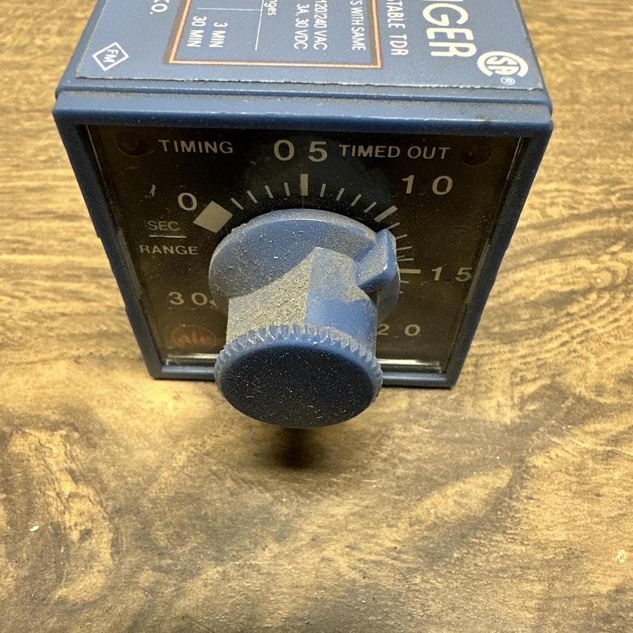 Used ATC,0319D 016,5 Ranger On Delay Adjustable Timer