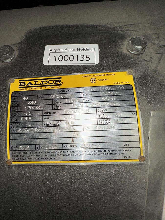 Refurbished Baldor  AD409ATZ