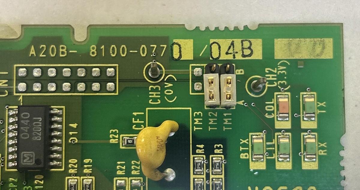 Used FANUC,A20B-8100-0770/04B,FAST DATA SERVER CIRCUIT BOARD