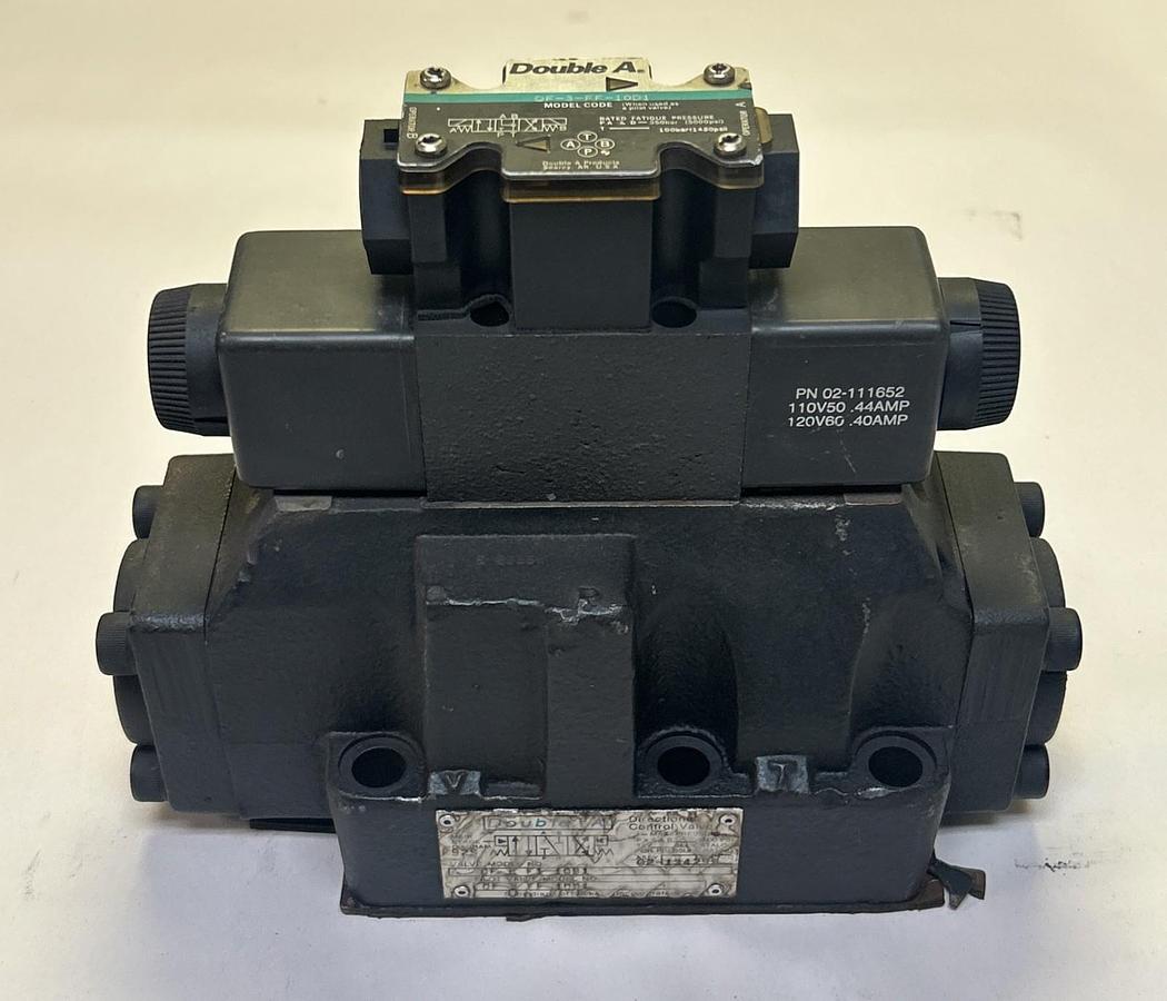 Used DOUBLE A,QF-3-FF-10D1,HYDRAULIC DIRECTIONAL CONTROL VALVE