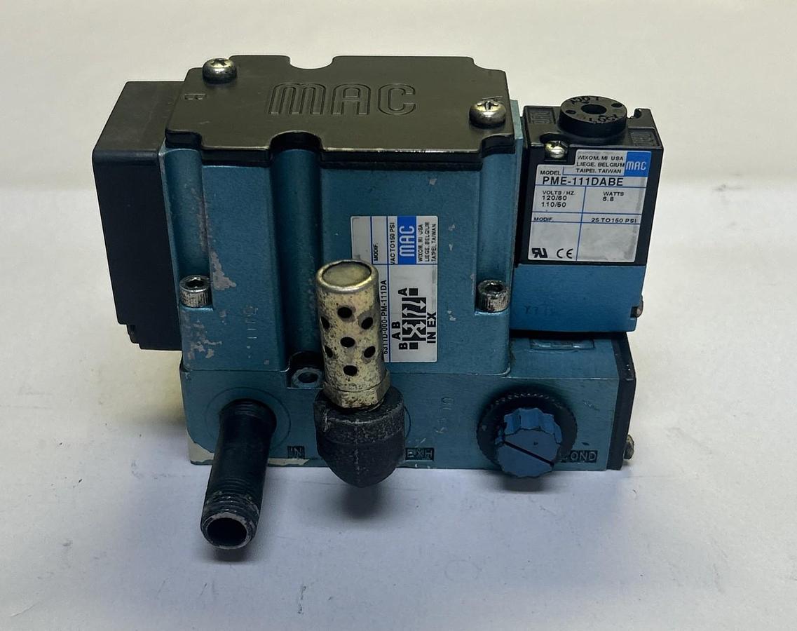 Used MAC VALVES,6311D-000-PM-111DA,SOLENOID VALVE
