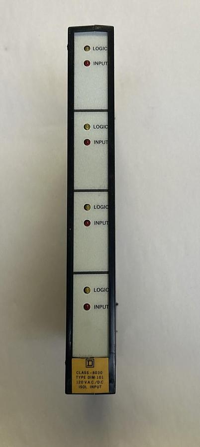 Used SQUARE D,8030-DIM-101,DELUXE INPUT MODULE