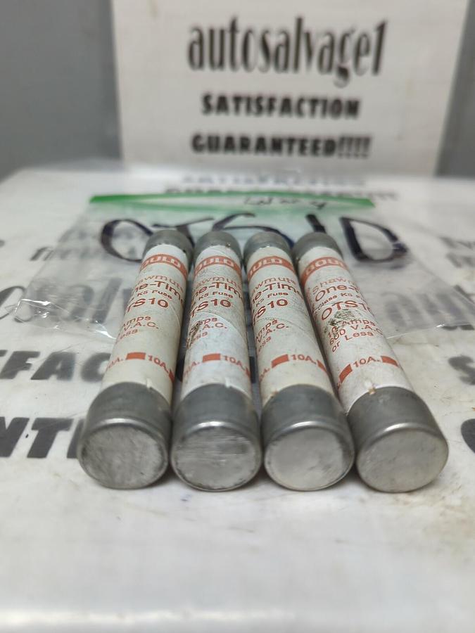 GOULD SHAWMUT,OTS10,ONE TIME FUSE LOT OF 4 NOS