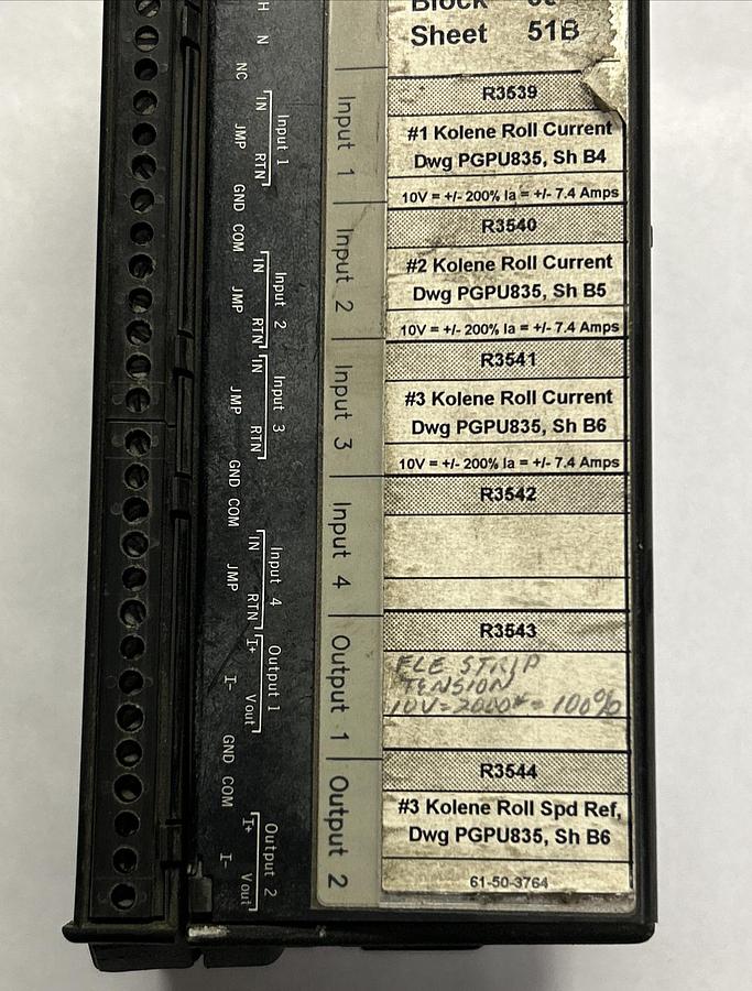 Used GE FANUC,IC660ELA100 IC660ELA100A,GENIUS BLOCK ANALOG I/O MODULE