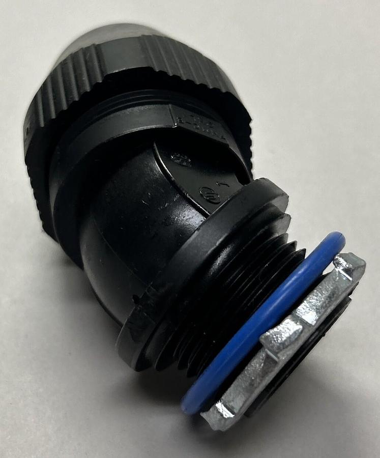 THOMAS & BETTS,LT4100P,1" 45 DEG BULLET CONNECTOR LOT OF 5 NOS