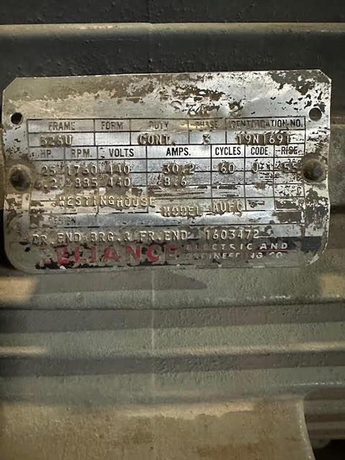 Used Reliance HP25/6.2 326U