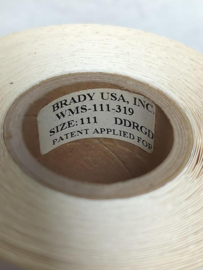 BRADY,WMS-111-319,BRADYSLEEVE WIRE MARKING SLEEVES BOX OF 500 PCS NOS