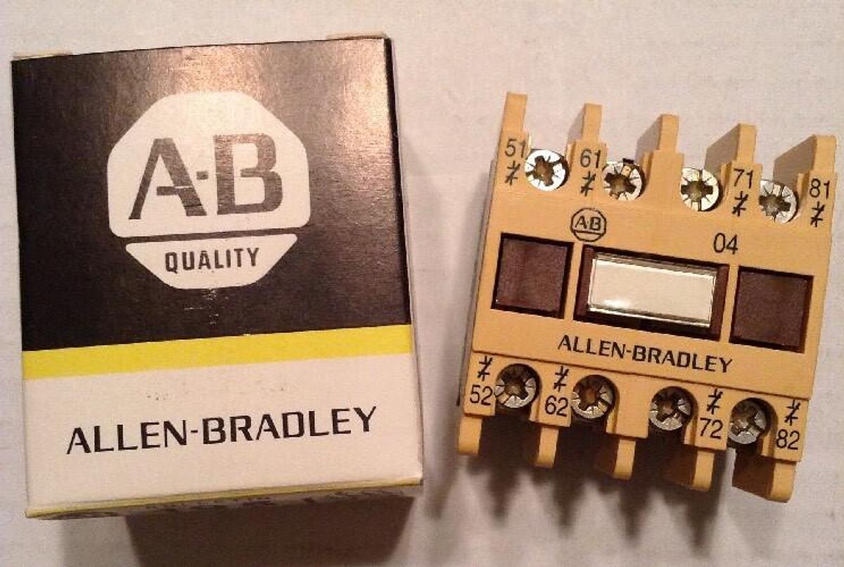 Allen-Bradley,195-FA04,Add On Contact Blocks Series A LOT OF 4