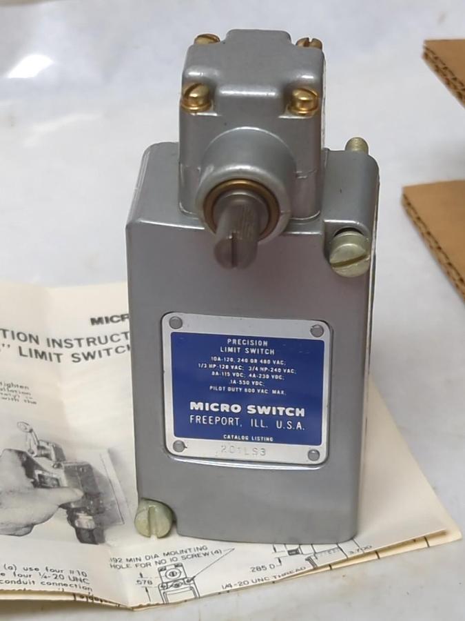 HONEYWELL,201LS3,PRECISION LIMIT SWITCH NOS
