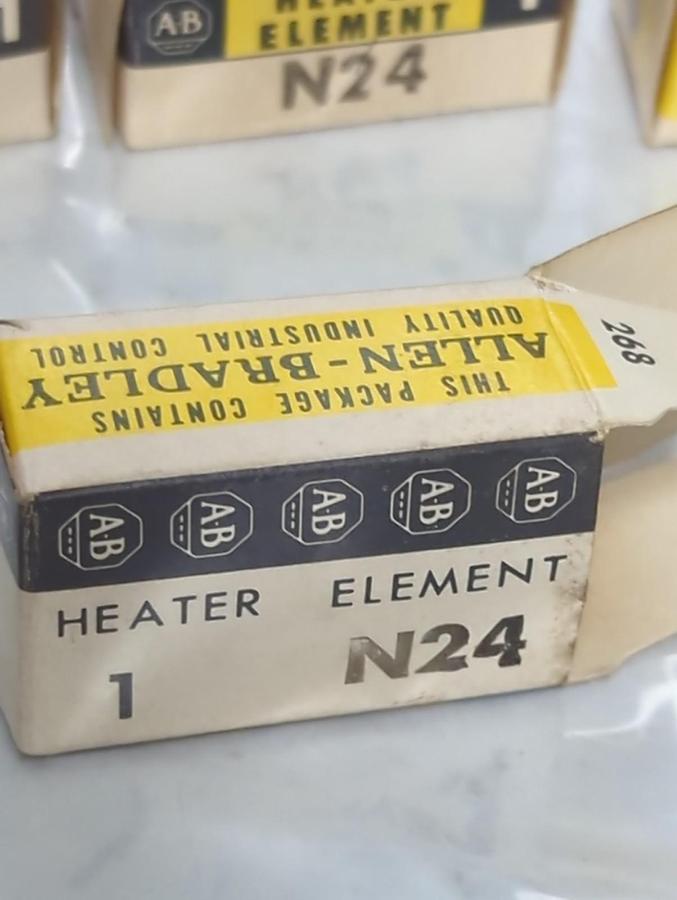 ALLEN BRADLEY,N24,THERMAL OVERLOAD HEATER ELEMENT LOT OF 9 NOS