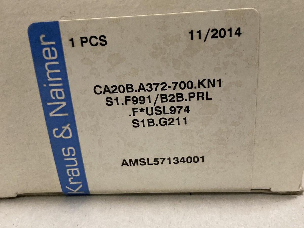 Used Kraus & Naimer,CA20B-A372-700.KN1,Rotary Switch