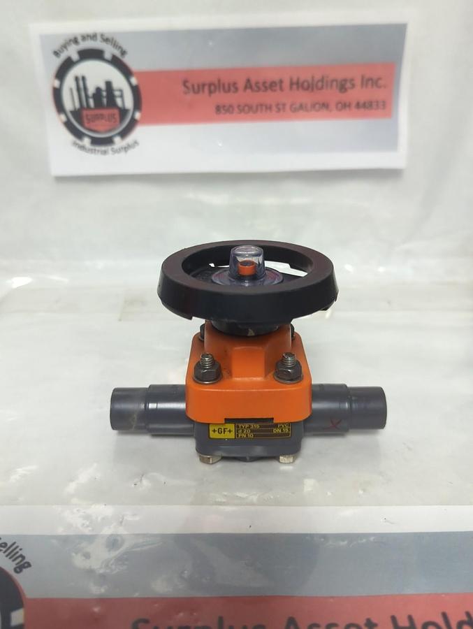 Used GEORG FISCHER,TYP 315,DIAPHRAGM VALVE d 20 DN 15 PN 10 PRE-OWNED