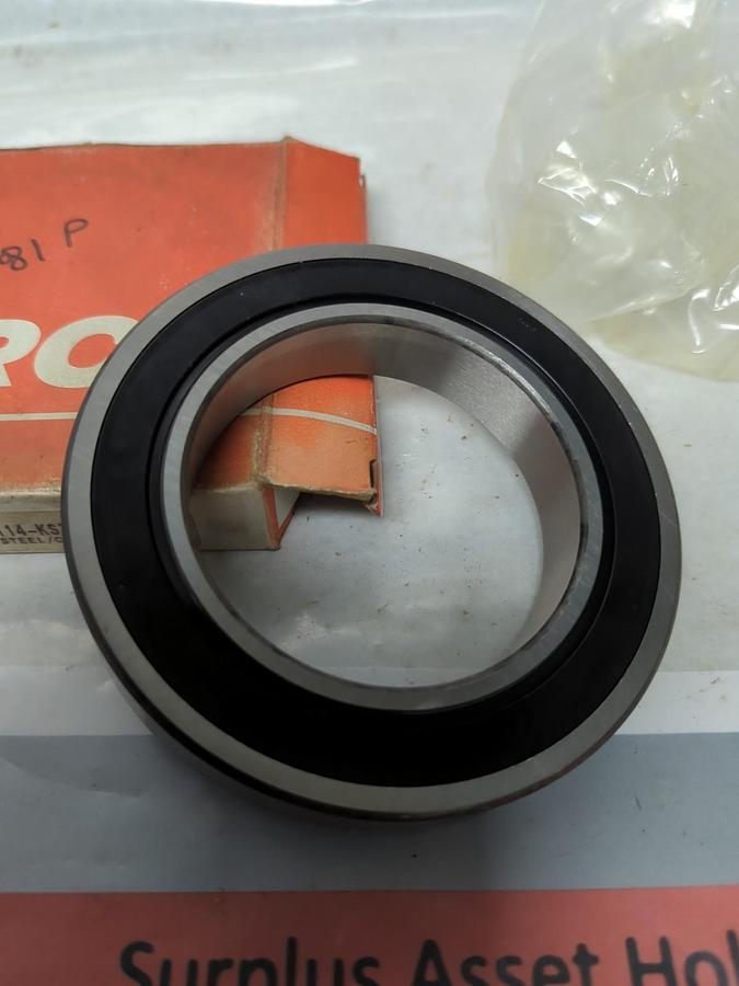 MRC,114-KSZZ/0028,RUBBER SEALED DEEP GROOVE BALL BEARING 70X110X20MM NOS