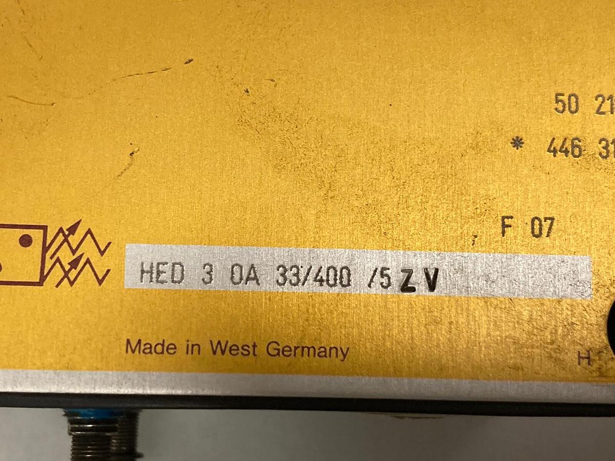 Used Rexroth,HED-3-OA-33/400/5ZV,Pressure Switch