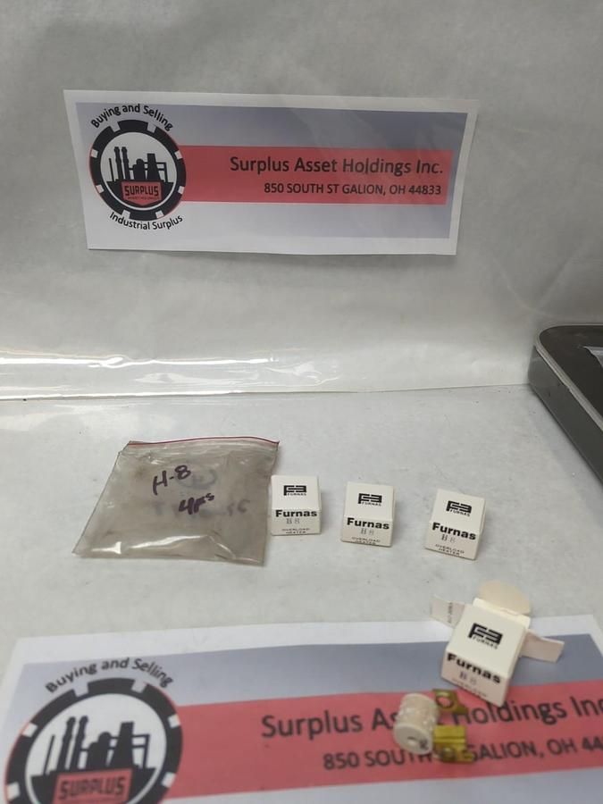 FURNAS,H8,OVERLOAD HEATER ELEMENT LOT OF 4 NOS