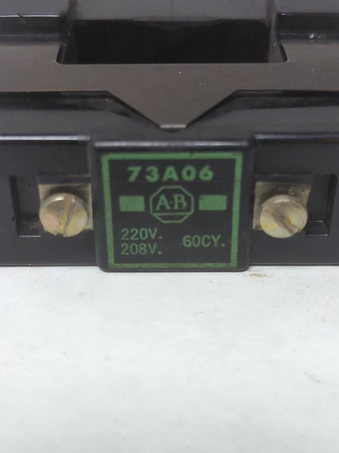 Used ALLEN-BRADLEY,73A06,COIL 220V 60CY PRE-OWNED MISSING BOX