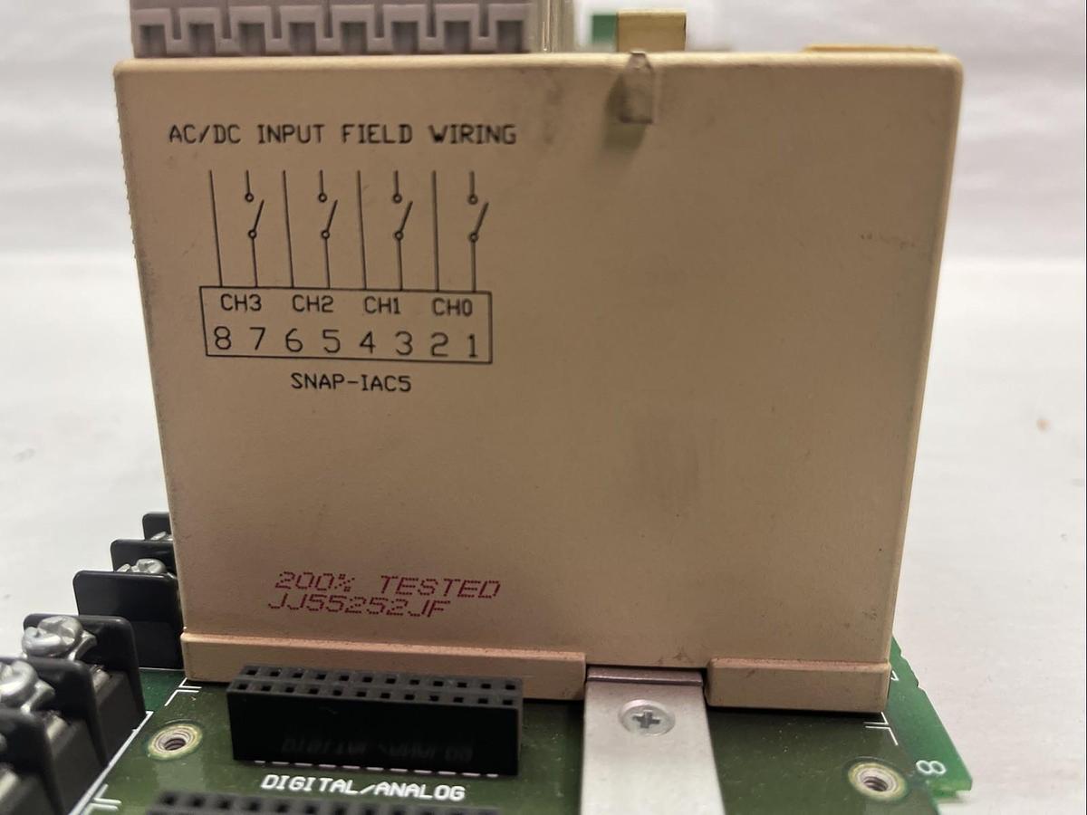 Used OPTO-22,B3000,SNAP BRAIN MODULE W/ BOARD & Input MODULES