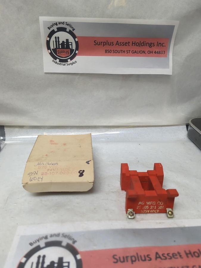 ALLIS CHALMERS,25-107-029-808,COIL FOR SIZE 2 575V 60CY NOS