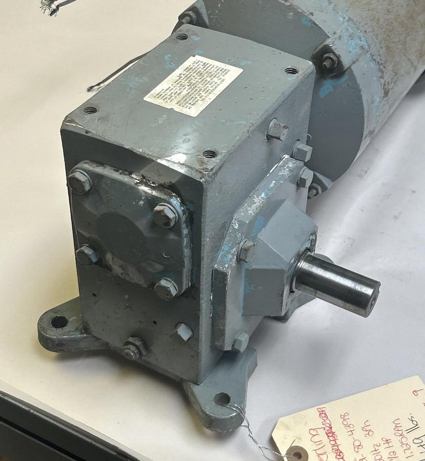 Used STERLING,80-4398,GEAR MOTOR 1.5HP 230/460V 1725RPM 3PH CBP1437W-217AL FRAME