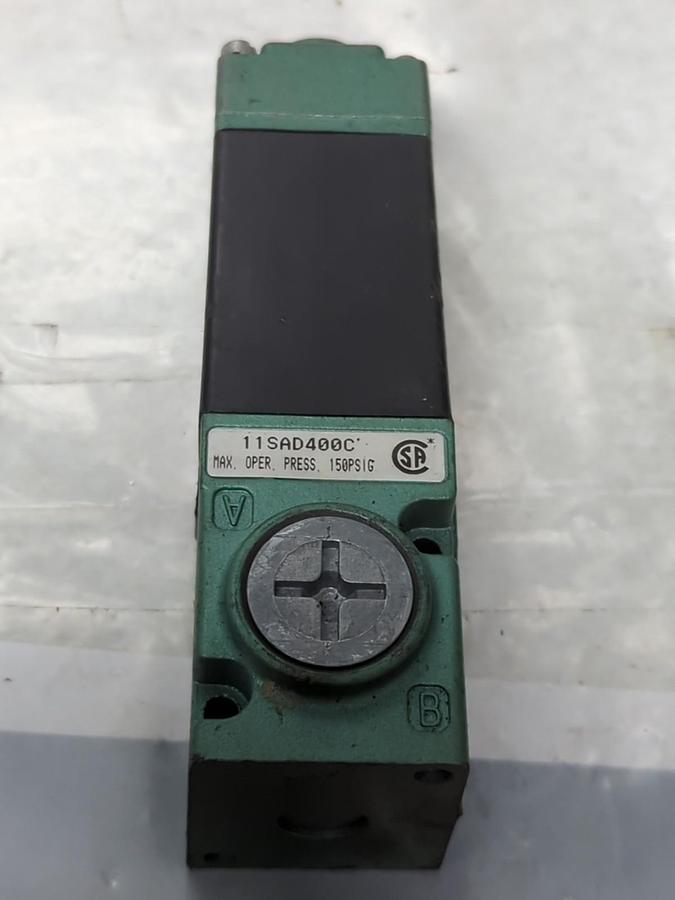 Used NUMATICS,026-592B,SOLENOID AIR CONTROL VALVE 24VDC PRE-OWNED