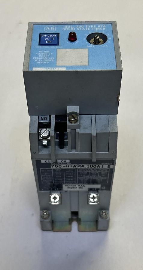Used ALLEN BRADLEY,700-RTA99L100A1,SOLID STATE TIMER