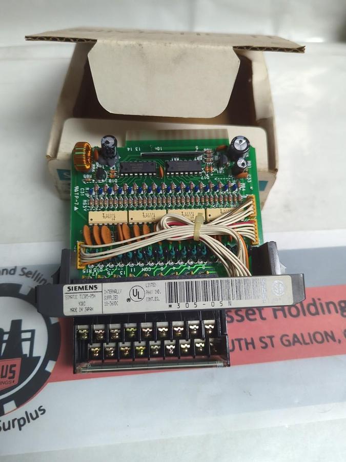 SIEMENS,TI305-05N,SIMATIC TI INPUT MODULE 305 SERIES NOS