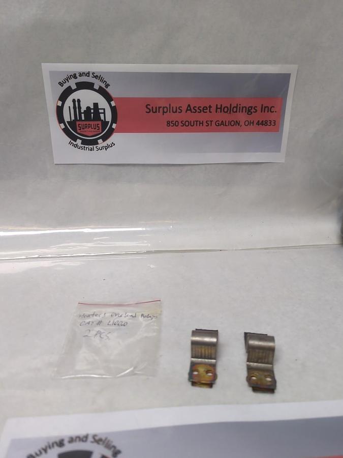 Used SYLVANIA,L.100.0,OVERLOAD HEATER ELEMENT LOT OF 2 PRE-OWNED