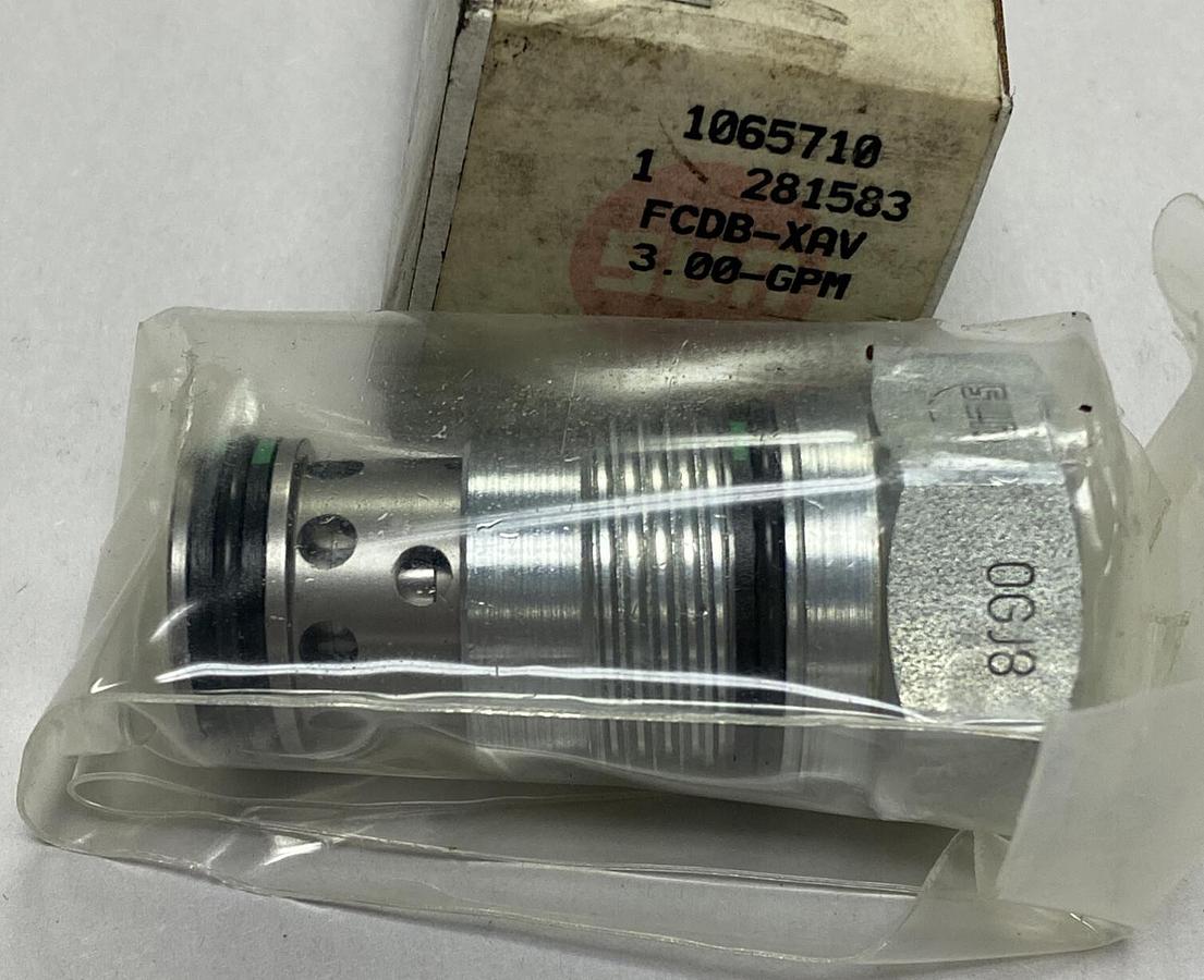 SUN HYDRAULICS,FCDBXAV 3.00-GPM,Flow Control Claridge NOS