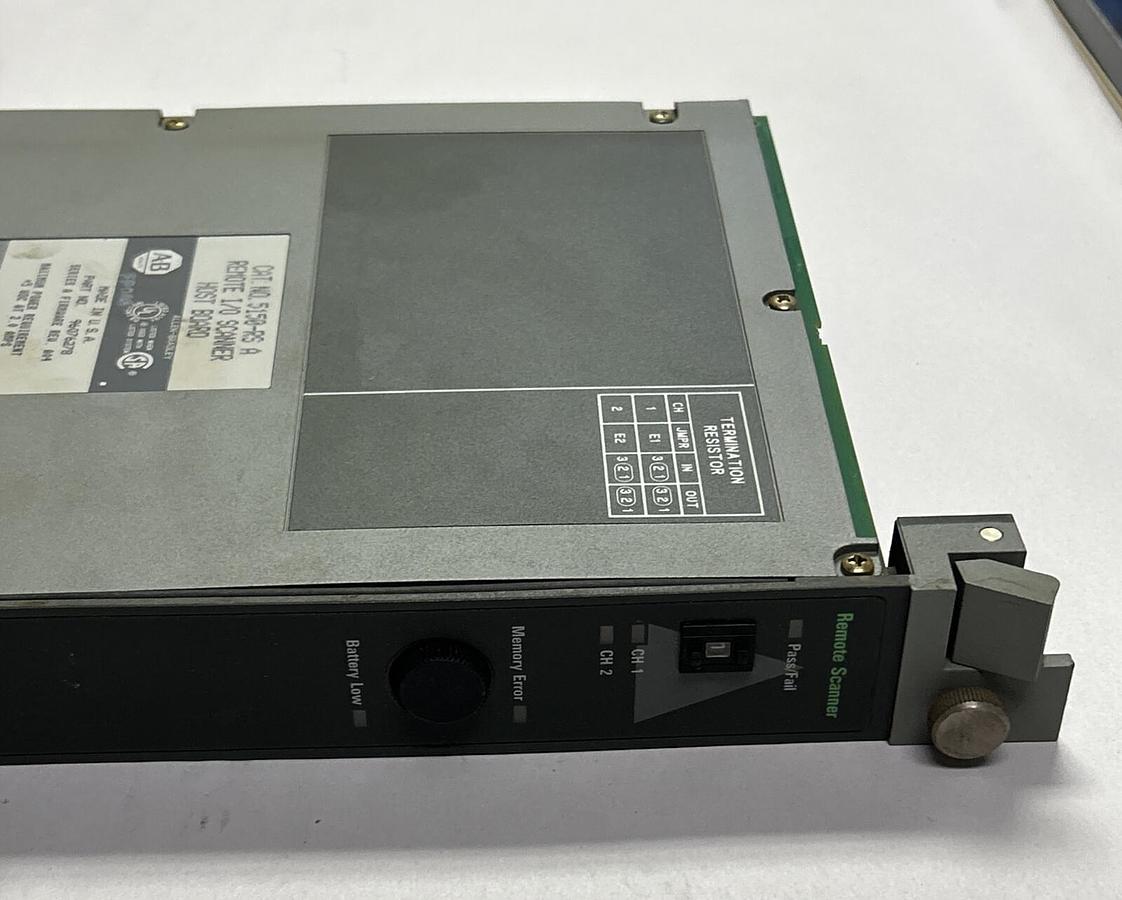 Used ALLEN BRADLEY,5150-RS,SER A REMOTE I/O SCANNER HOST BOARD