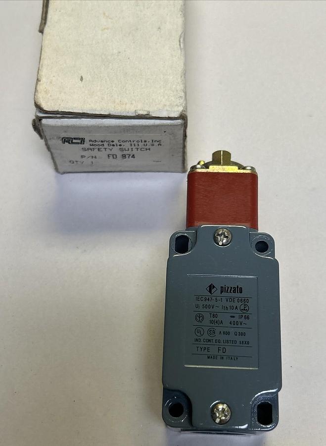 ADVANCE CONTROLS,FD974,SAFETY SWITCH NOS